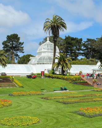 Charter Bus rentals in San Francisco Botanical Garden