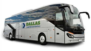 dallas charter bus rentals 56 passenger charter bus